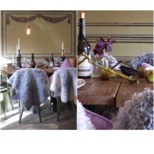 Lammskinn på restaurang Bolaget, Visby